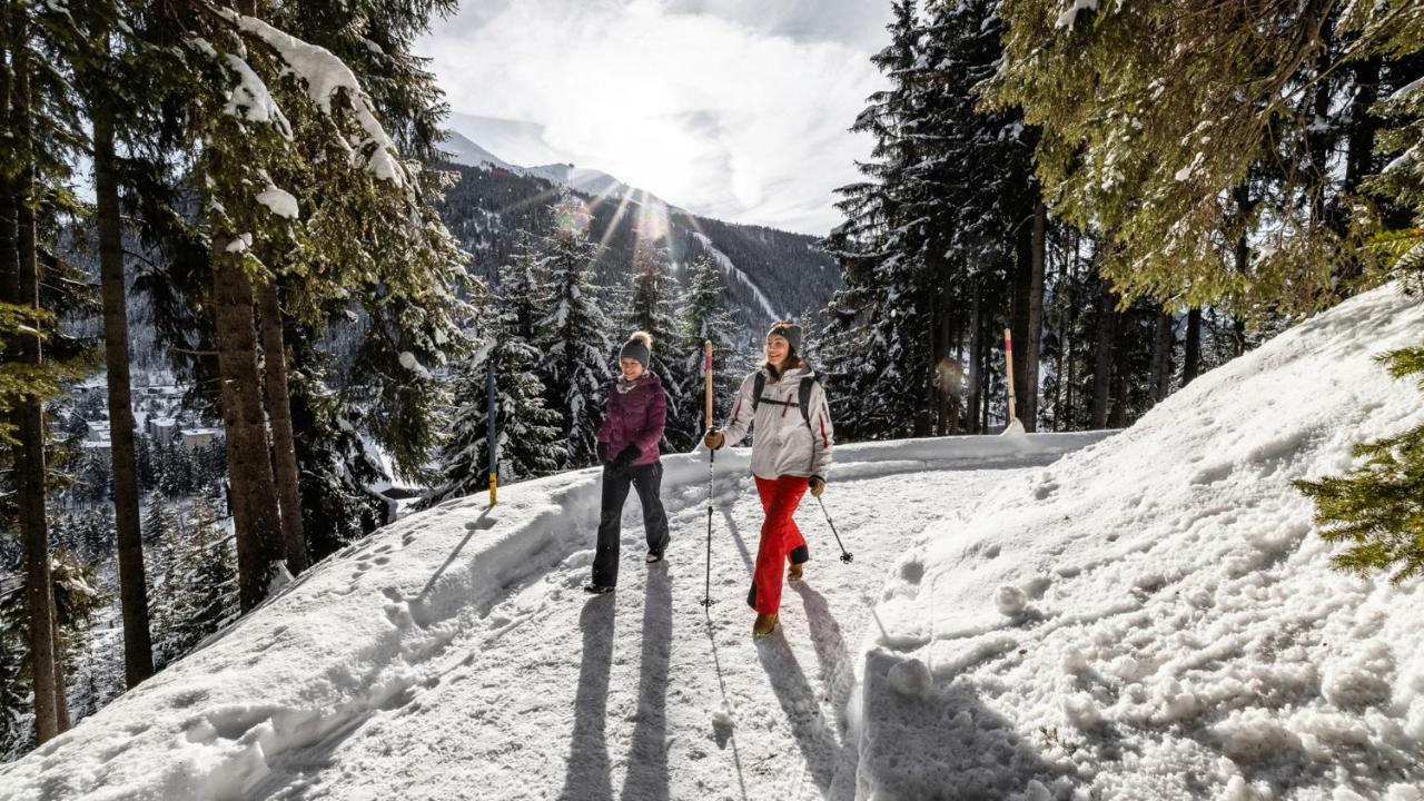 Boutique-Hotel Garni Bellevue Davos Wiesen Buitenkant foto