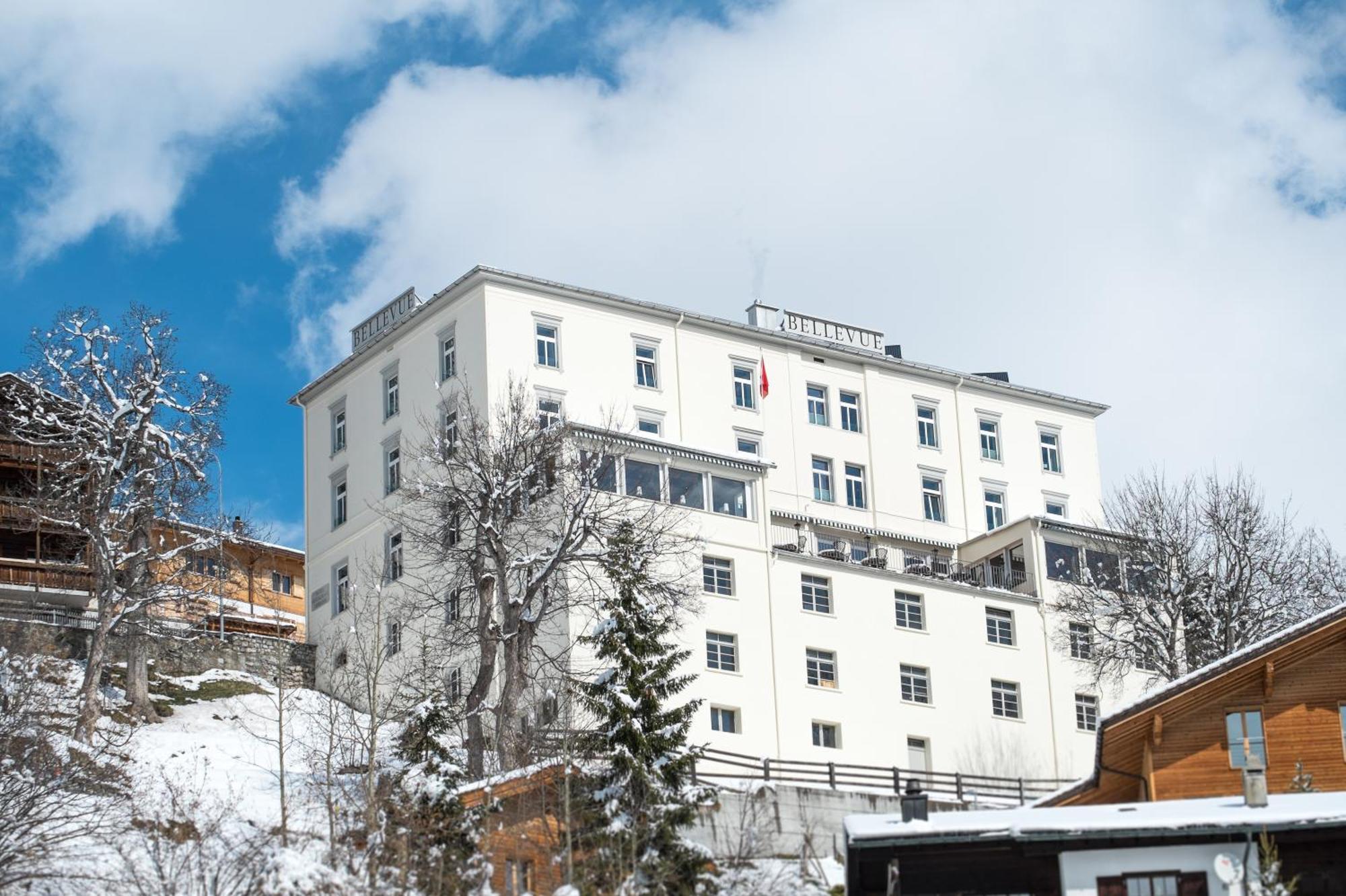 Boutique-Hotel Garni Bellevue Davos Wiesen Buitenkant foto