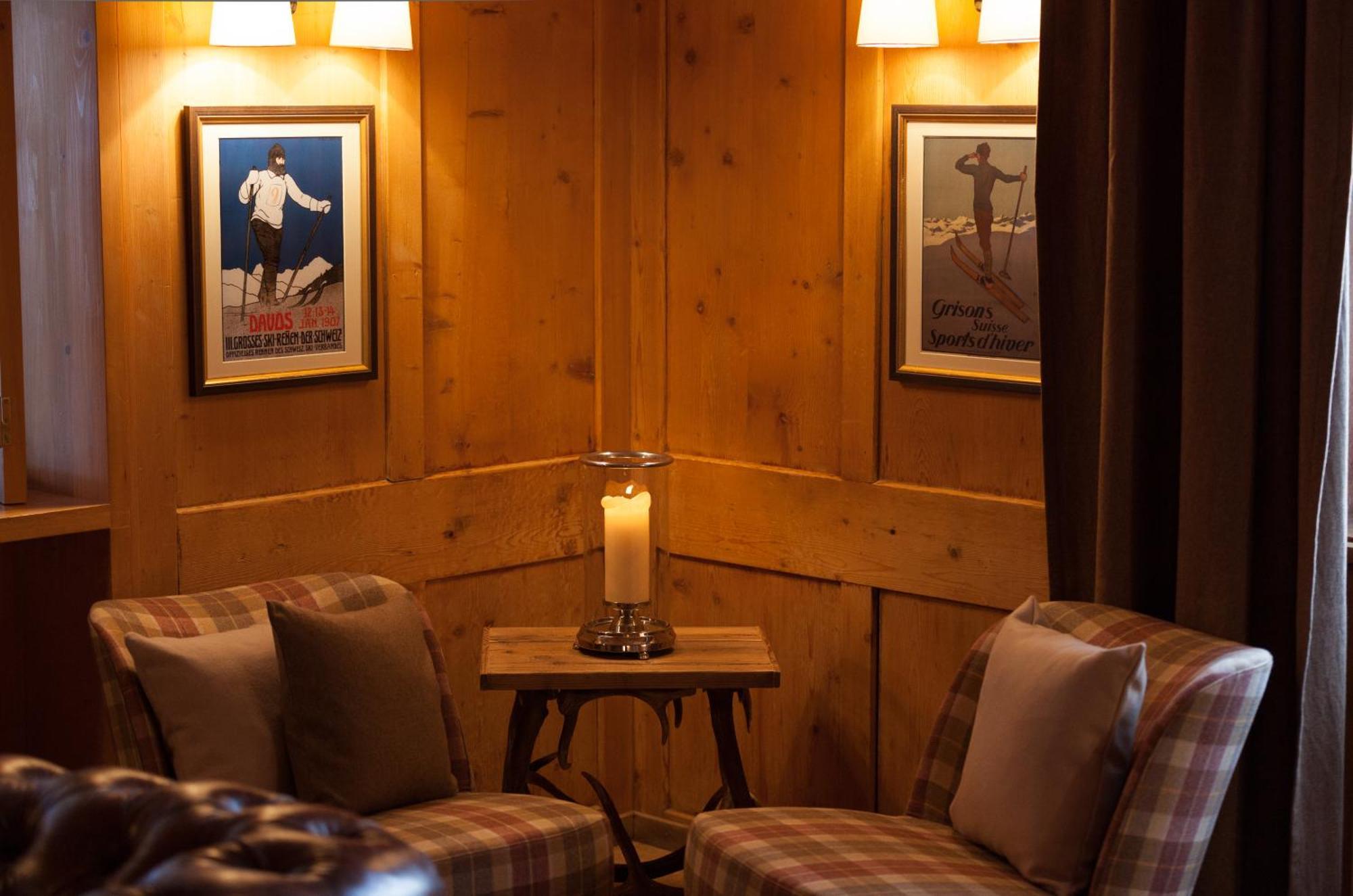 Boutique-Hotel Garni Bellevue Davos Wiesen Buitenkant foto