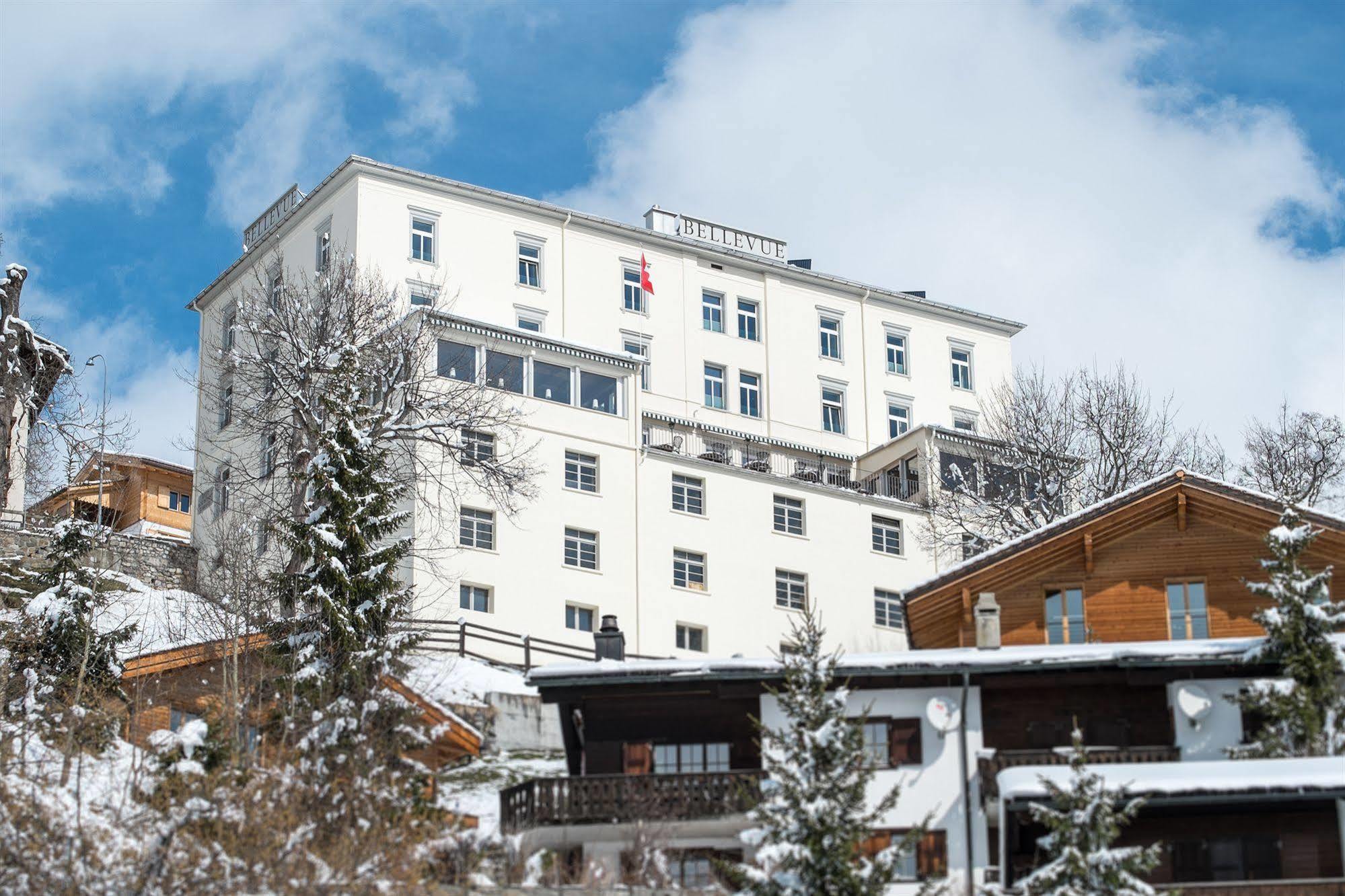 Boutique-Hotel Garni Bellevue Davos Wiesen Buitenkant foto