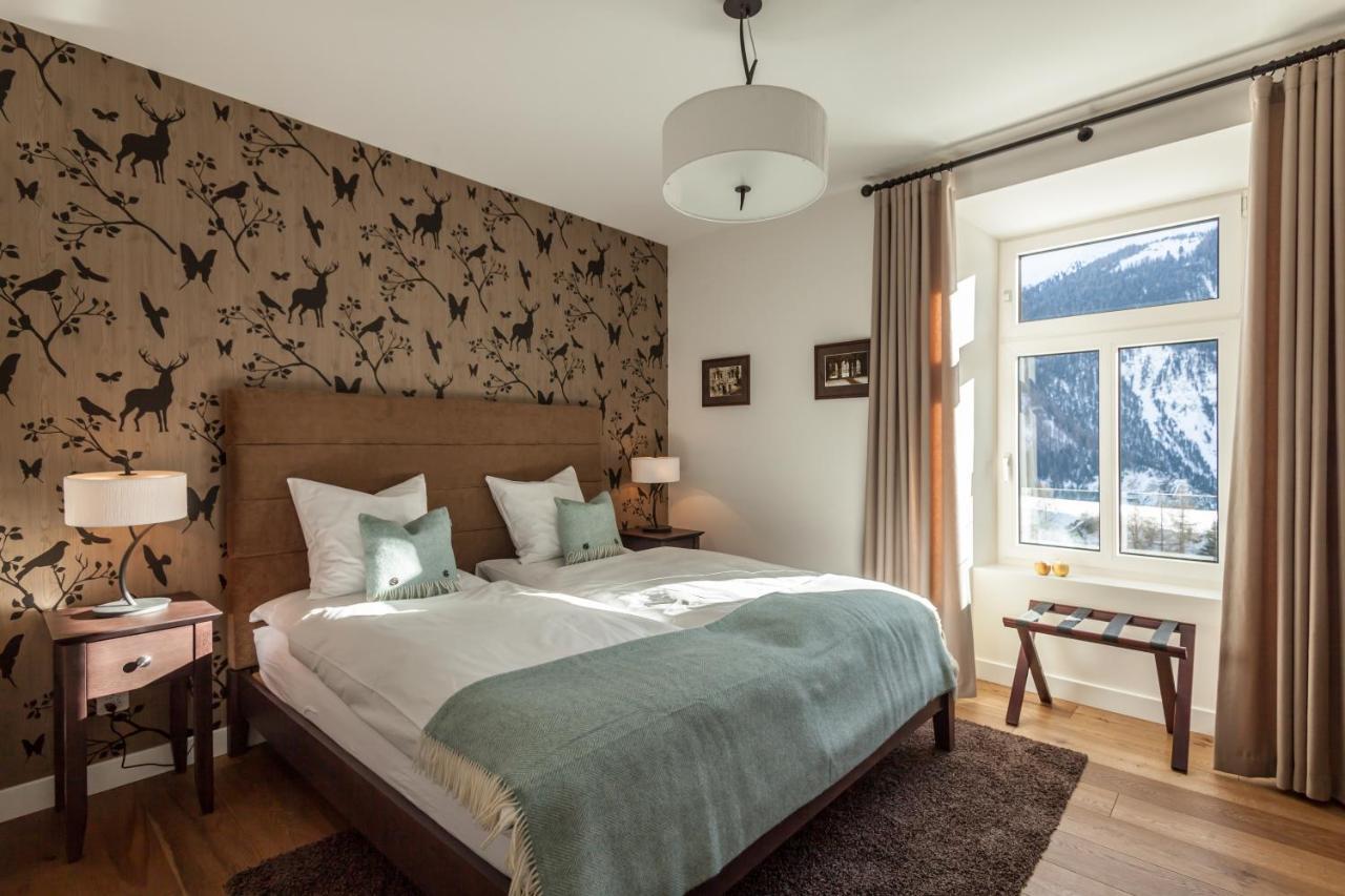 Boutique-Hotel Garni Bellevue Davos Wiesen Kamer foto